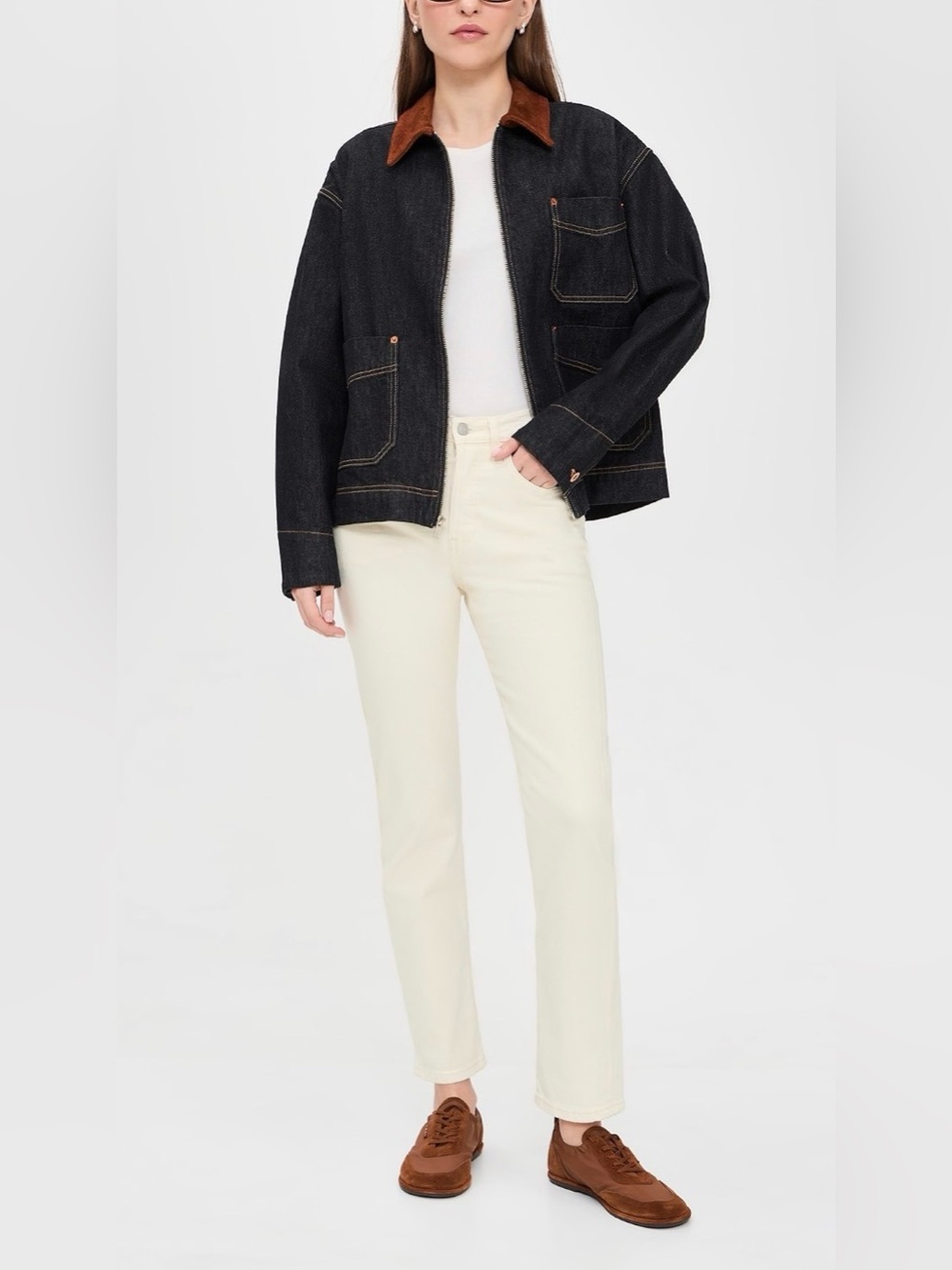 Levi’s Premium Off White Denim NWT $108 Size 32 with 25.5 inseam